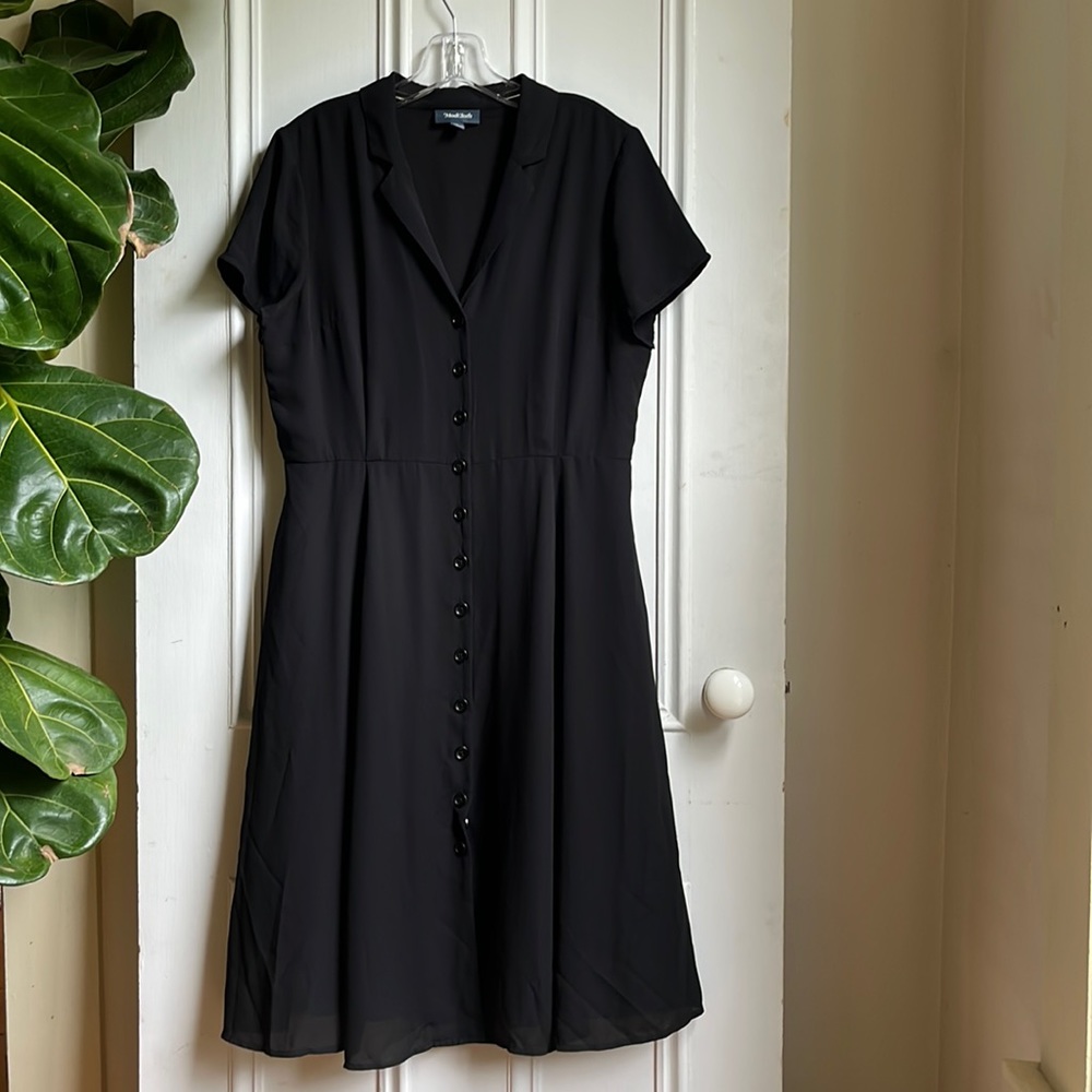 Modcloth Button Down Collar Dress